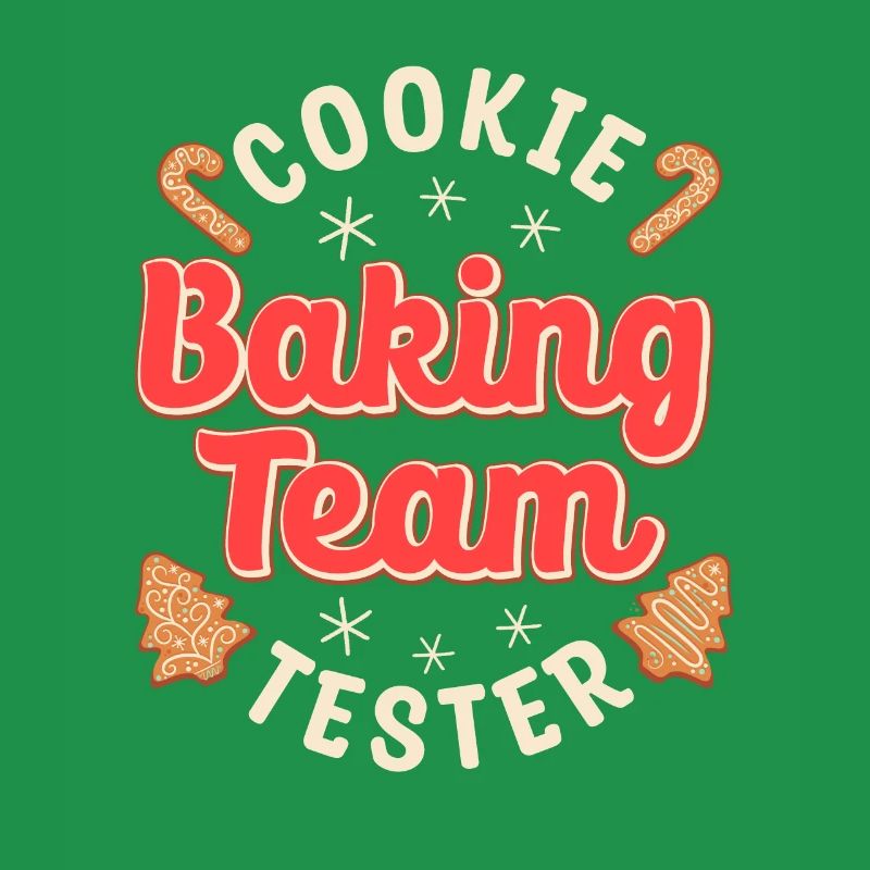 Cookie Baking Team Tester Christmas Gingerbread