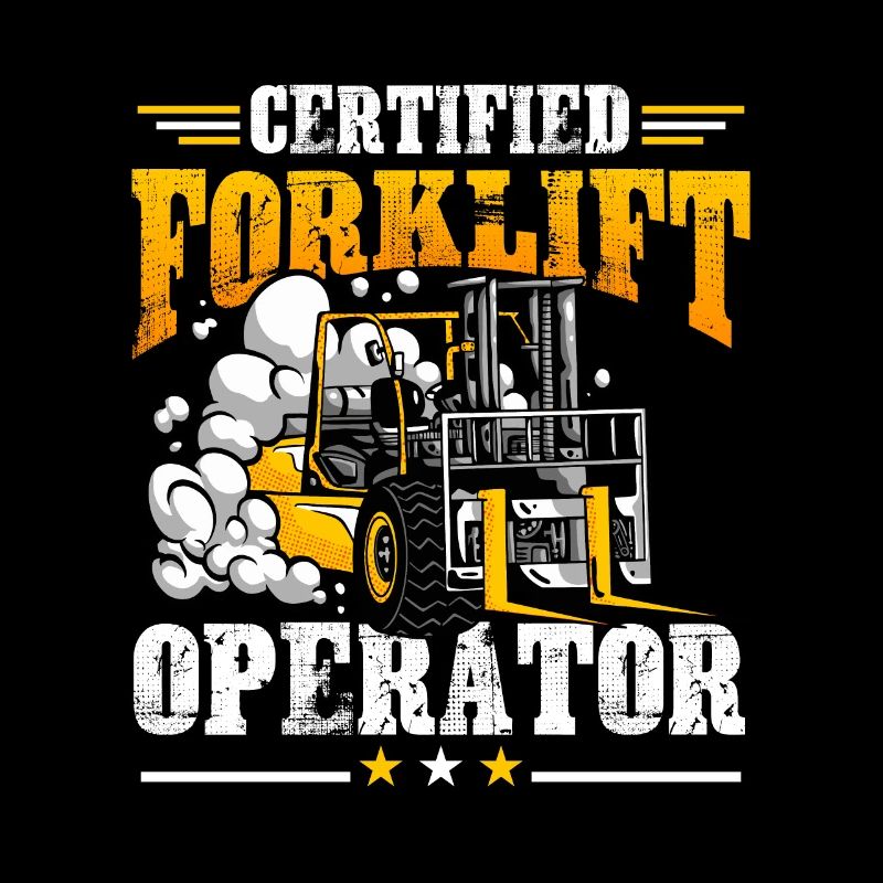 Certified Forklift Operator Gabelstaplerfahrer
