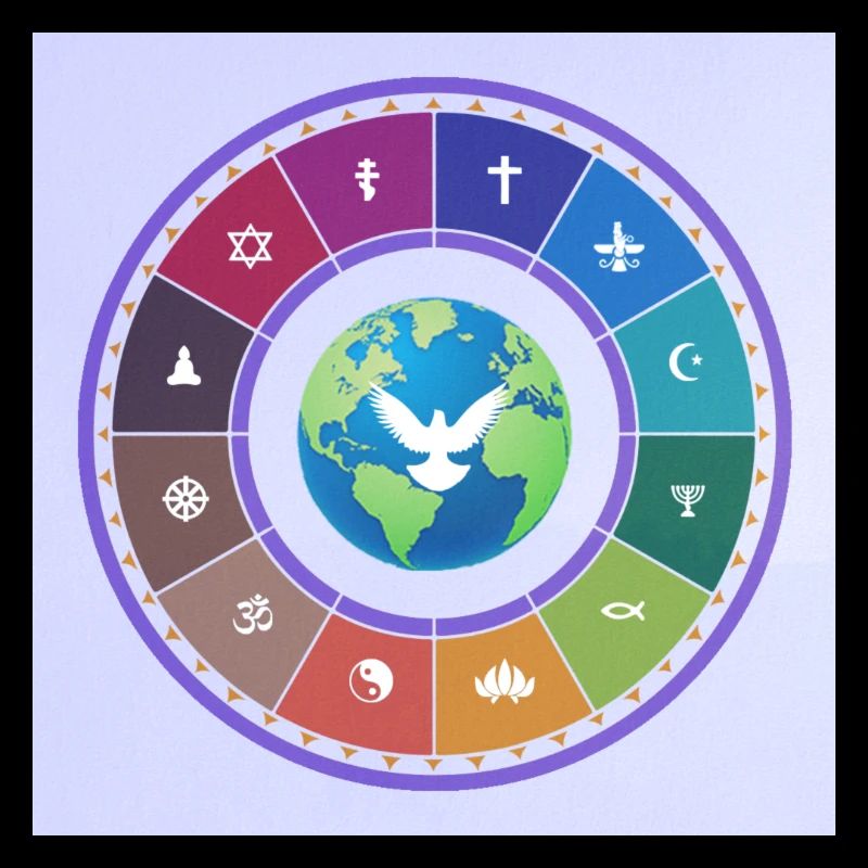 One World many religions for peace.