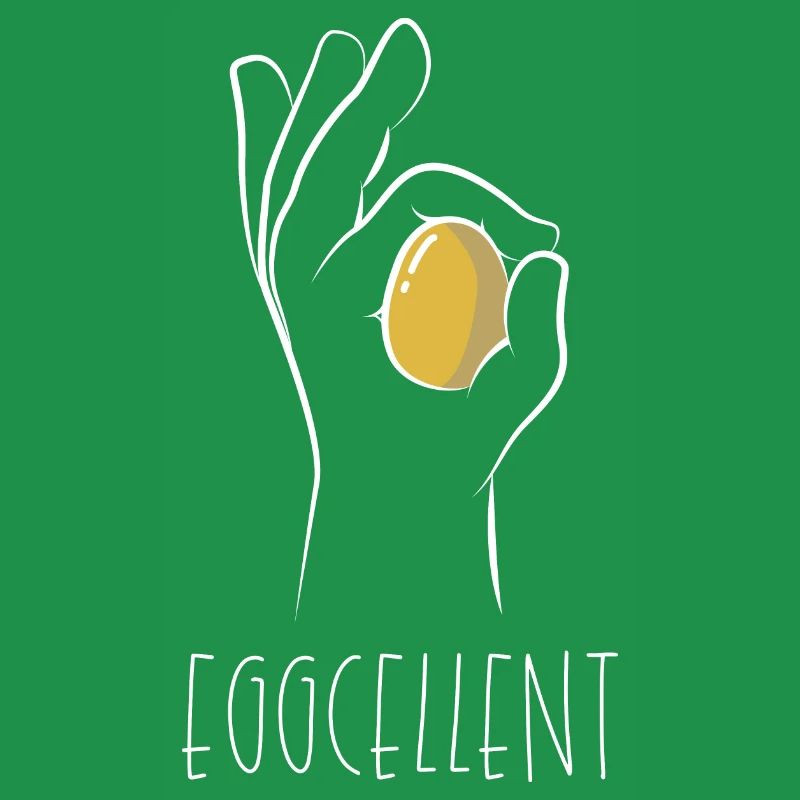 Easter Egg Pun Eggcellent Excellent Gesture