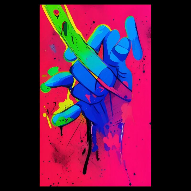 Bunte Finger