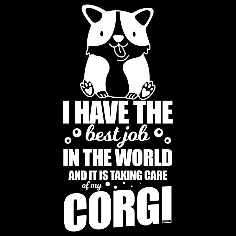 Je m’occupe de mon corgi