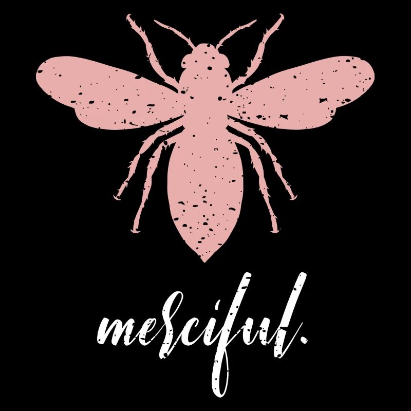 Rosa Bee Merciful Biene Be Merciful