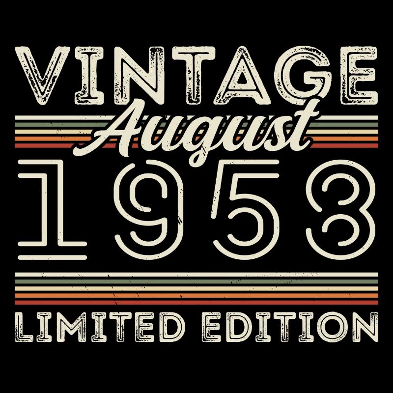 August 1958 Legend since August 1958 Vintage 1958