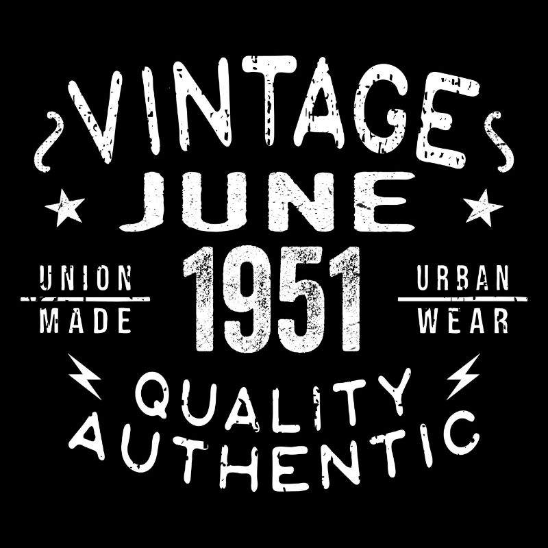 1951 Juni 1951 Jahrestag Juni 1951 Juni Geburtstag
