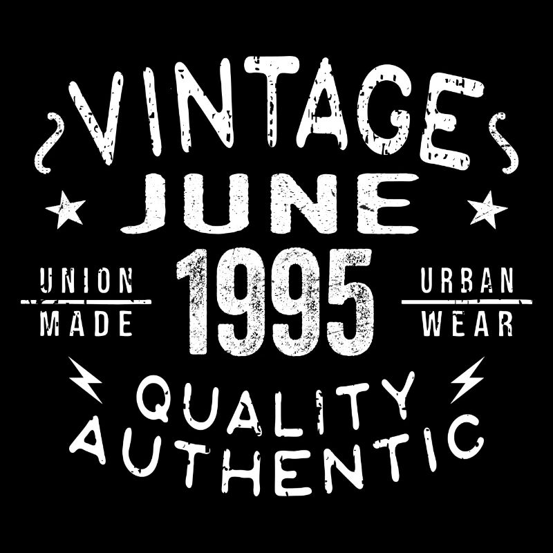 1995 Juni 1995 Jahrestag Juni 1995 Juni Geburtstag