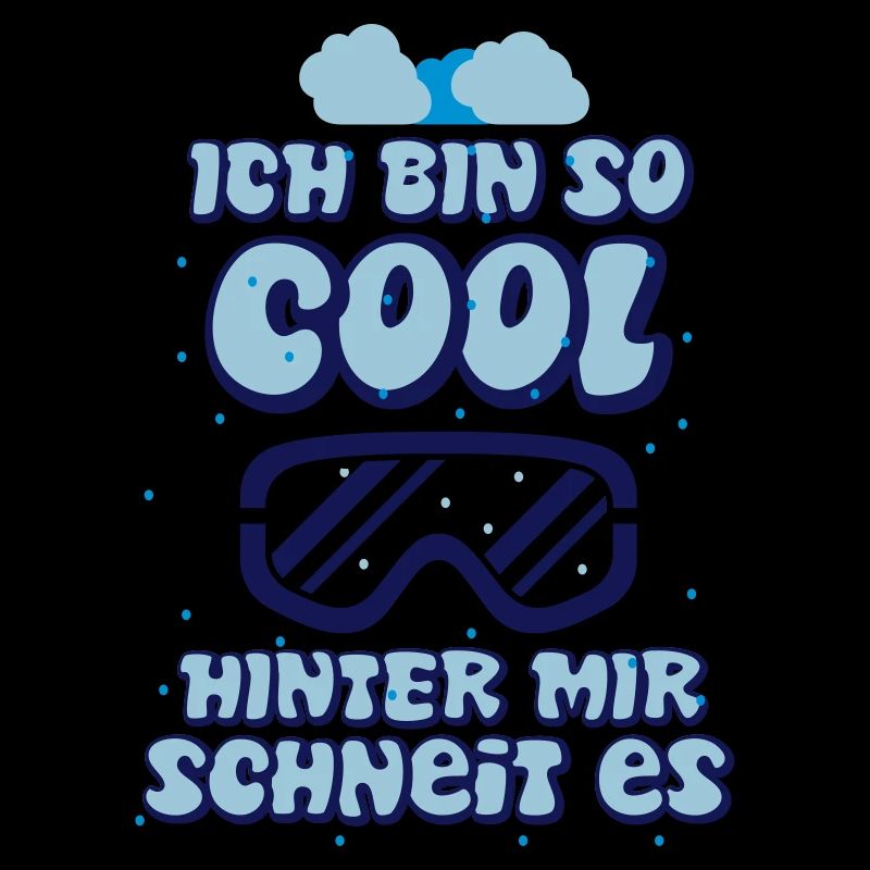 Winter: Ich bin so cool, hinter mir schneit es