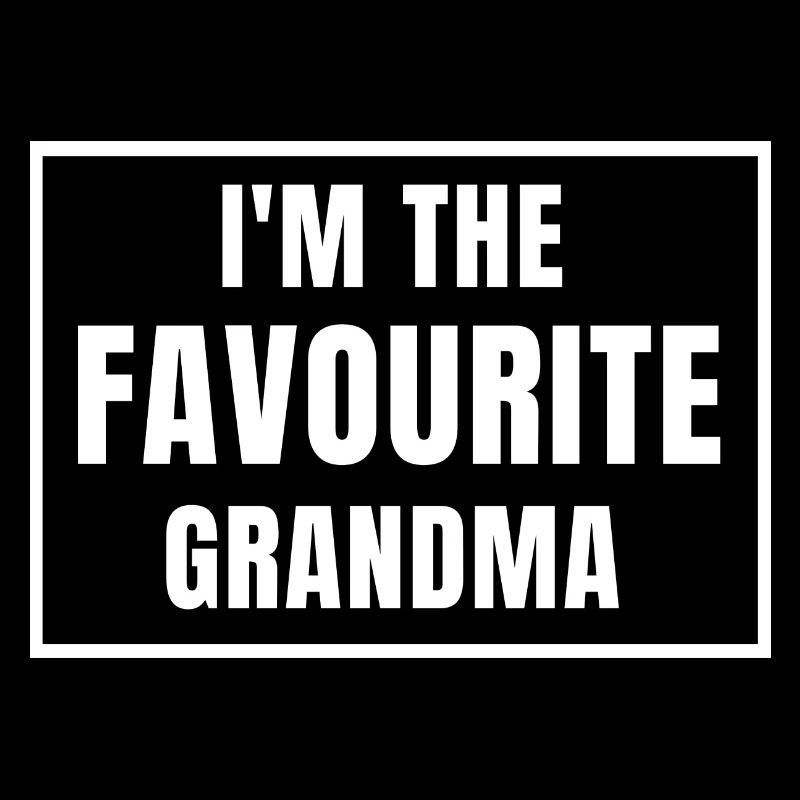 Grand-mère préférée. Cadeau de grand-mère