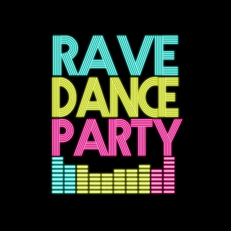 Rave dancing party