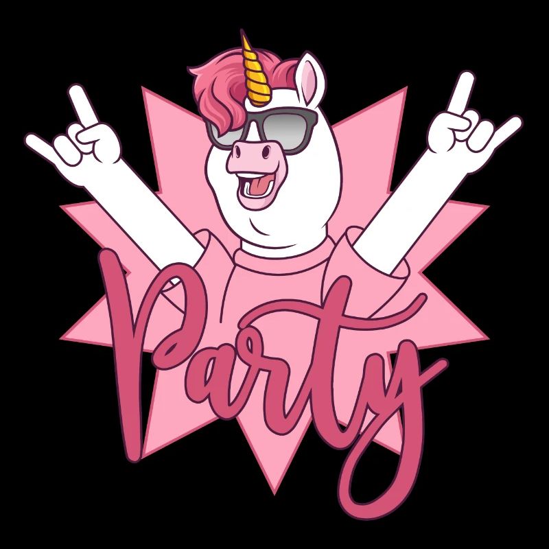 Party Einhorn Rock rocken feiern