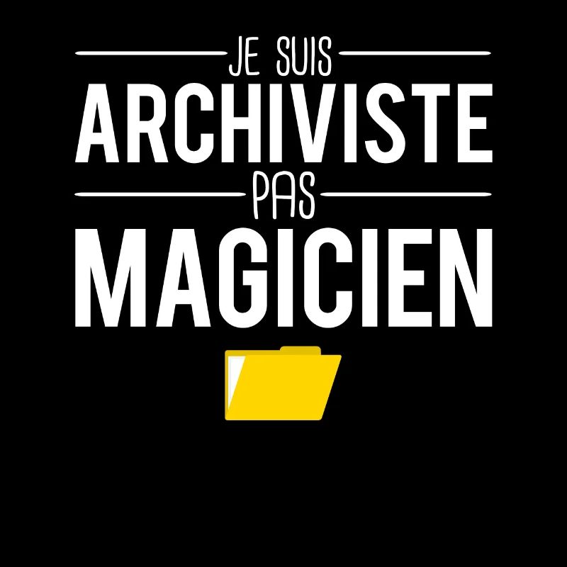 Je archiviste pas magicien cadeau drôle archiviste