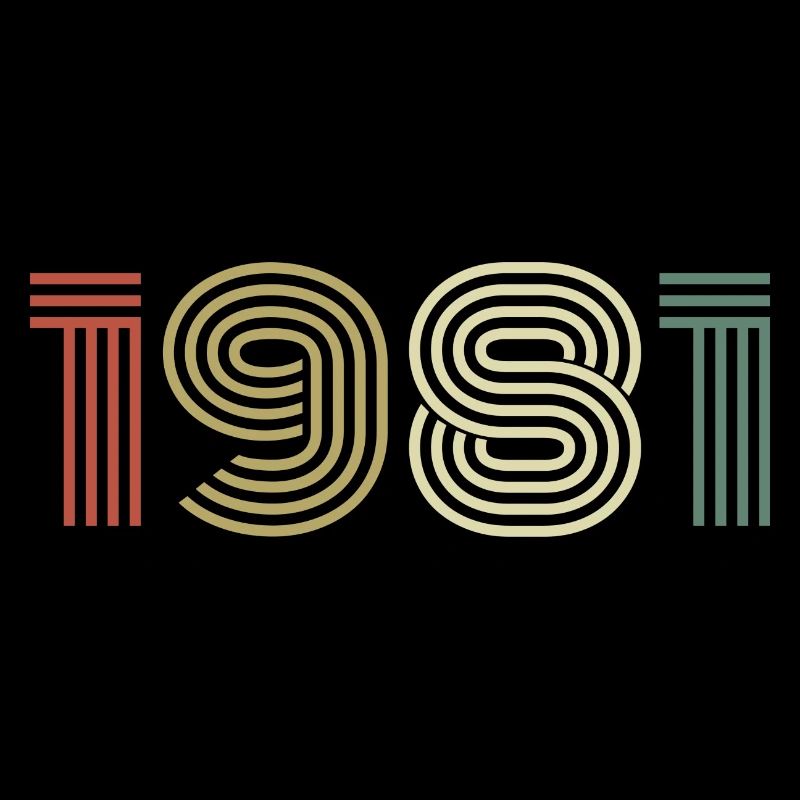 1981 Anniversaire Millésime 1981 Cadeau 1981
