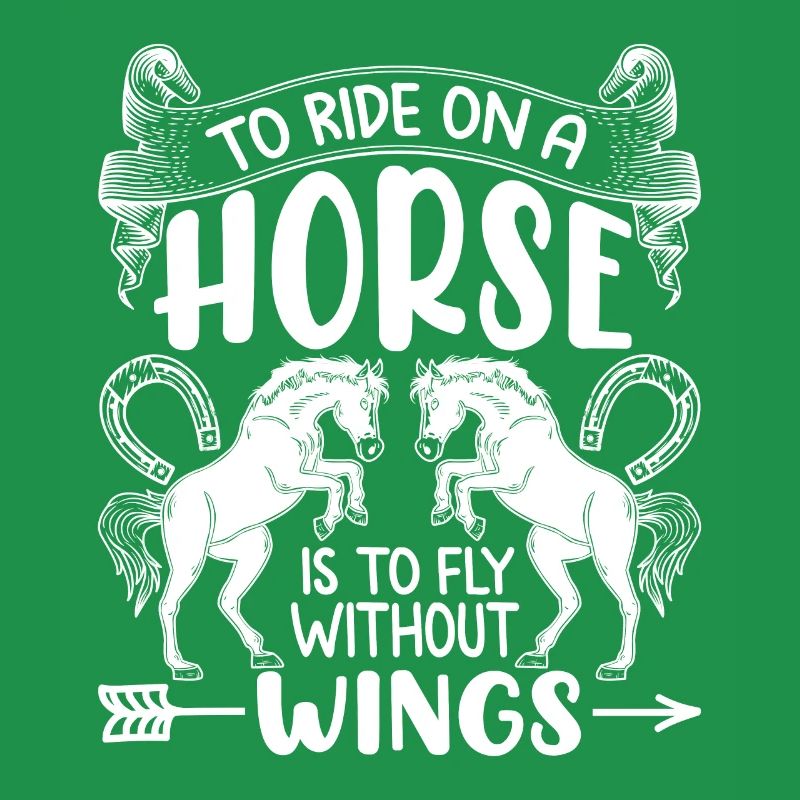 Monter à cheval, c’est comme monter sans ailes.