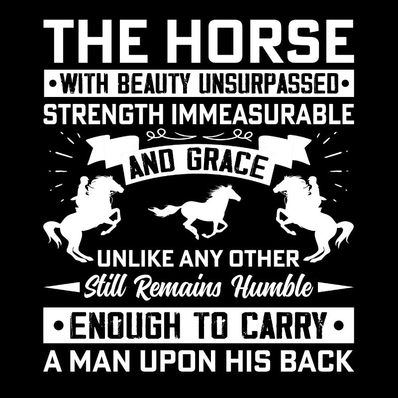 Le cheval à la beauté et à l’inégalabilité