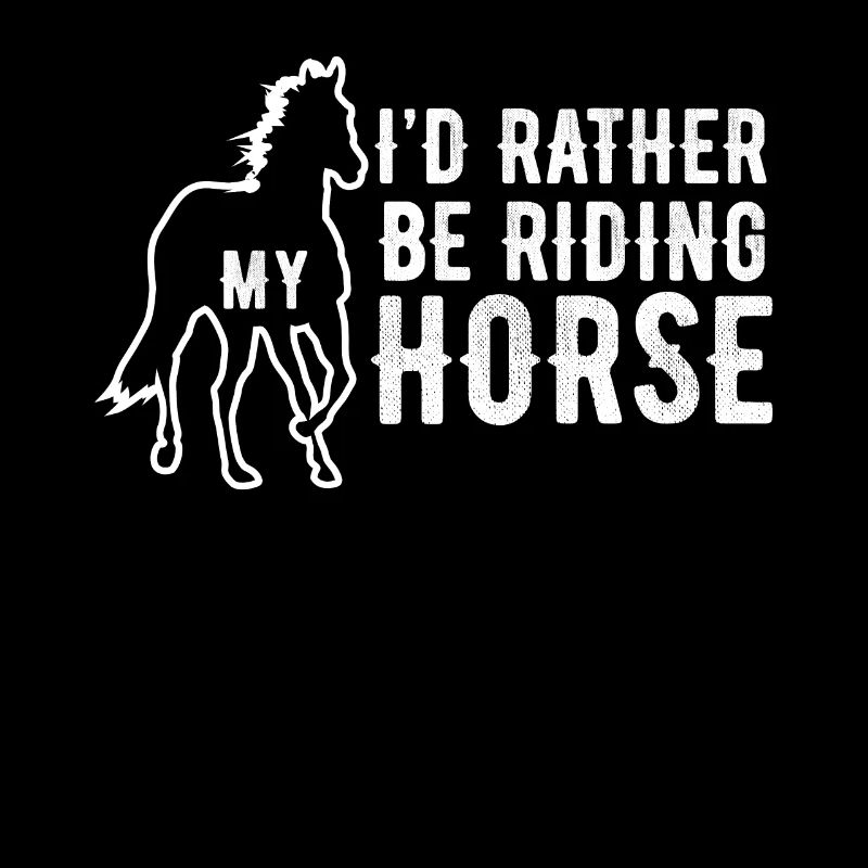 Je préfère monter mon cheval 1 -