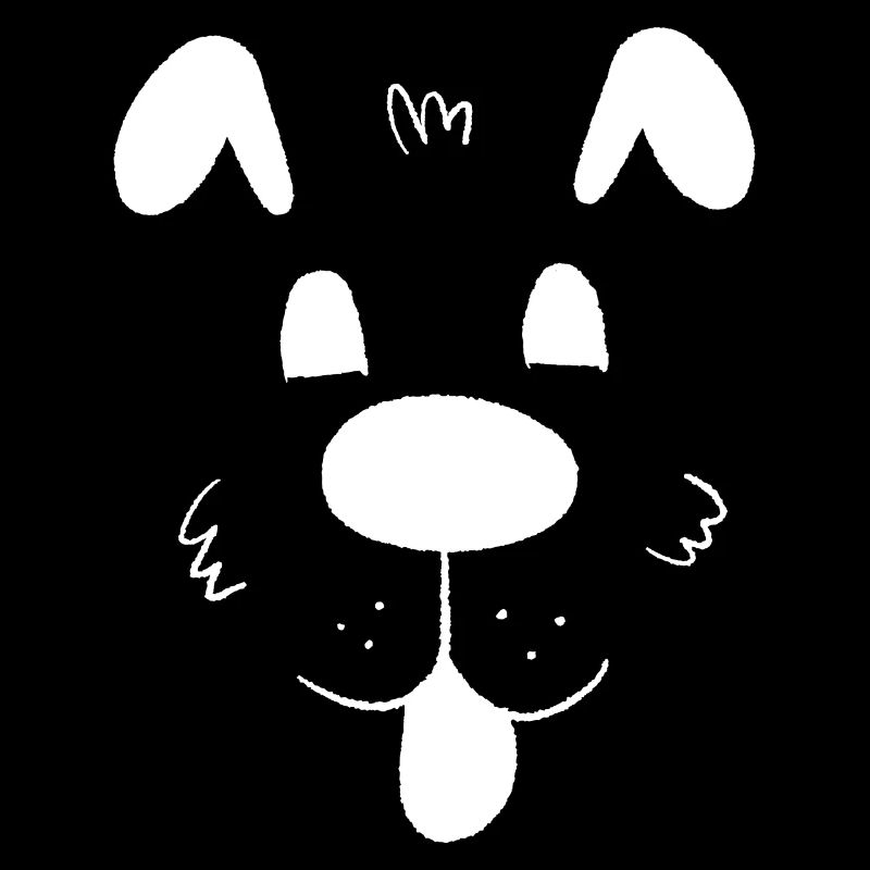 Visage de chien -