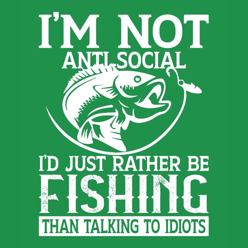 Je ne suis pas antisocial, je préfère simplement pêcher