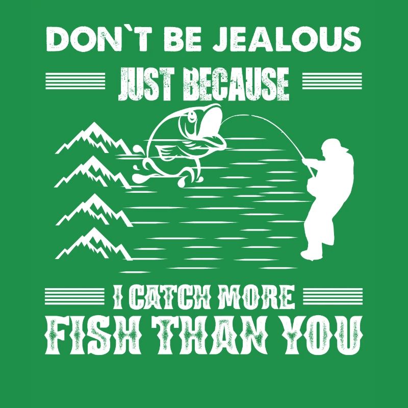 Ne sois pas jaloux juste parce que j’attrape plus de poissons