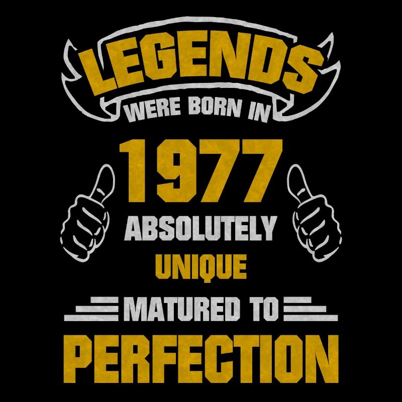 Perfekte Legende Geboren 1977 Geburtstag Geschenk