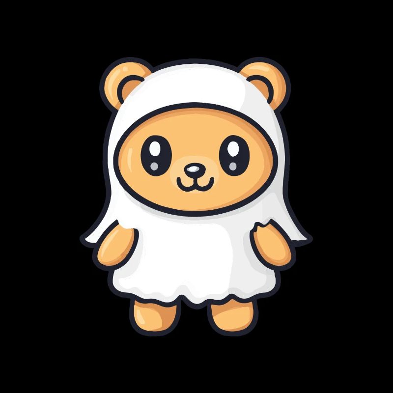 Bär Halloween Comic Geist