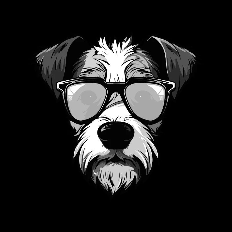 Portrait de chien Jack Russel Terrier cool