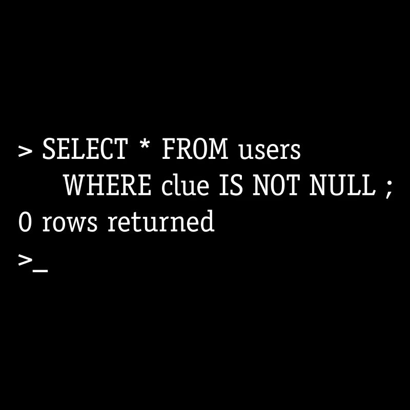 SQL No Clue