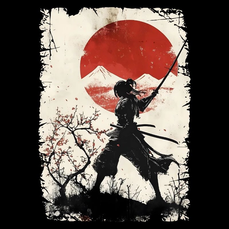 Japan vintage samurai