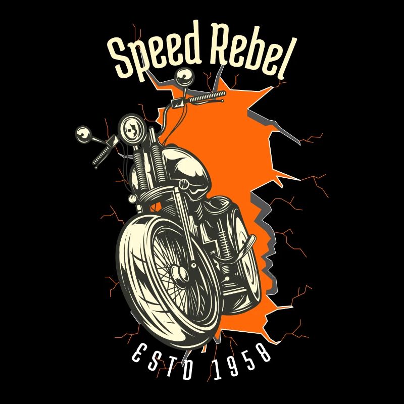 Speed Rebel ESTD 1958 - Biker und Chapter Design