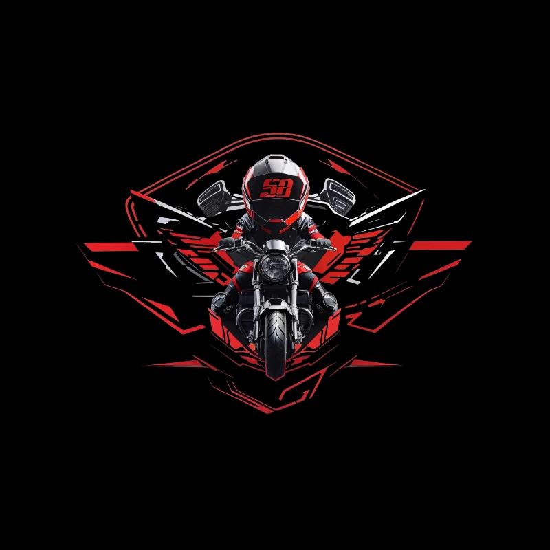 Motards – à plein régime dans le style de la course