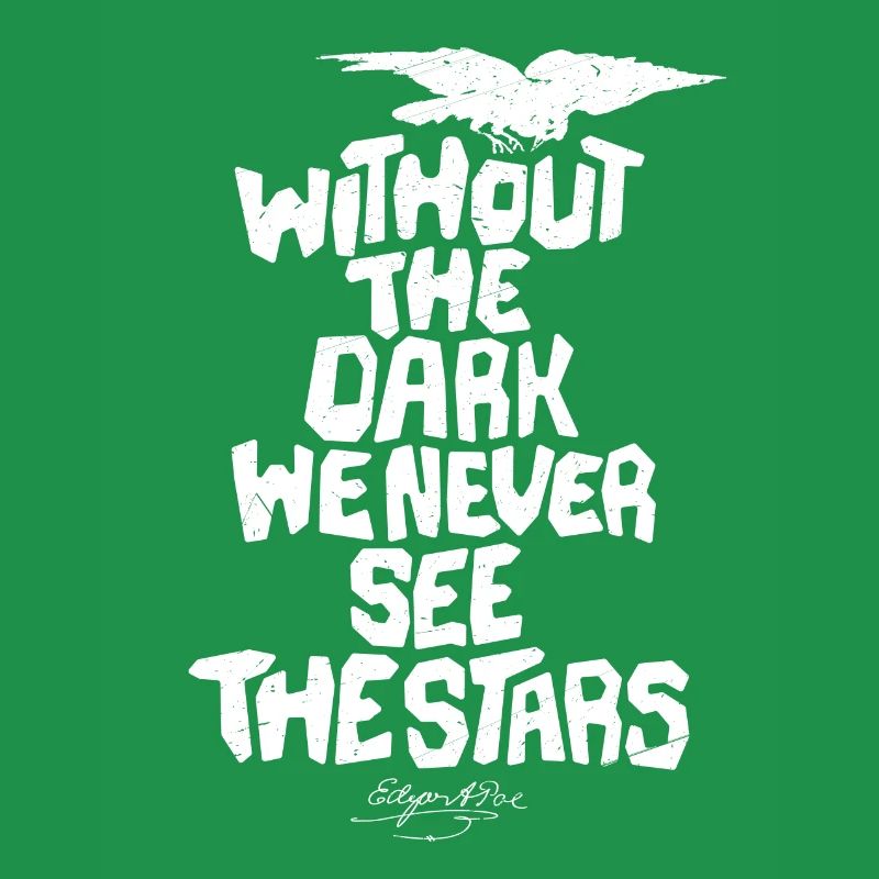 Edgar Allan Poe Quote, Literature Visual