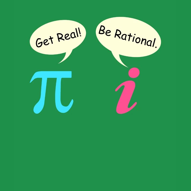 Math Saying Complex Number Pie get real
