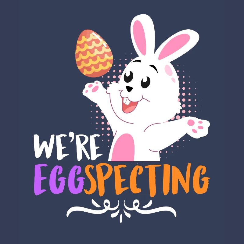 Egg-Specting Easter Bunny Easter Eggs Easter