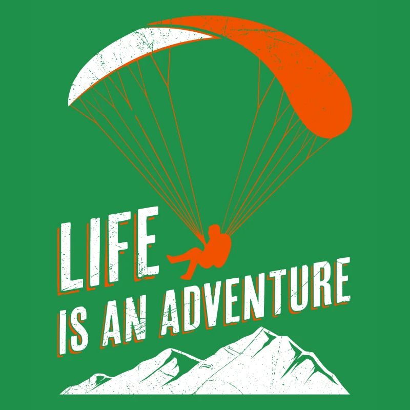 Paragliding Das Leben ist ein Abenteuer