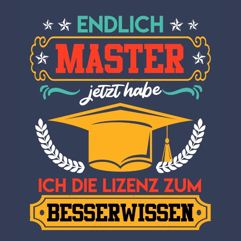 Master Endlich Master Lizenz zum Klugscheissen
