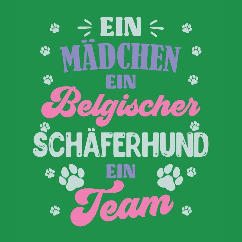 Malinois EIN MÄDCHEN EIN BELGISCHER SCHÄFERHUND