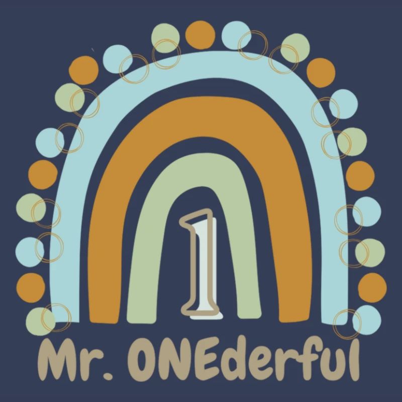 Mr. ONEderful 1.Geburtstag Regenbogen