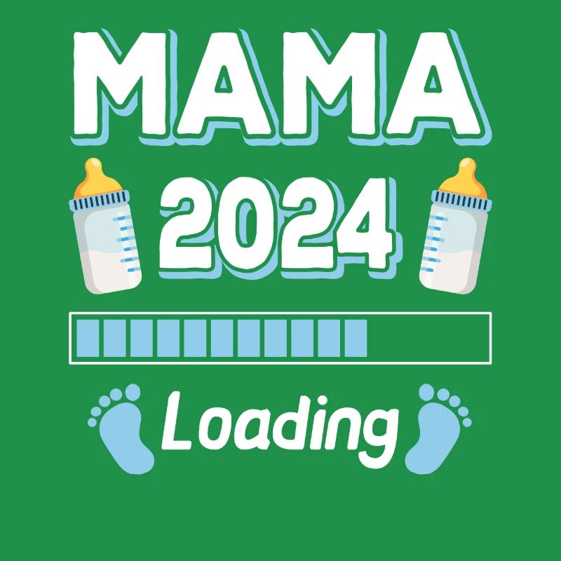 Mama Loading 2024 Mutter Mütter Mom Muttertag