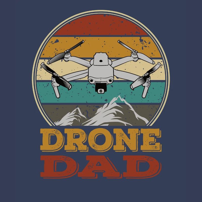 Drones Papa Copter FPV UAS Pilot Drone Dad Daddy