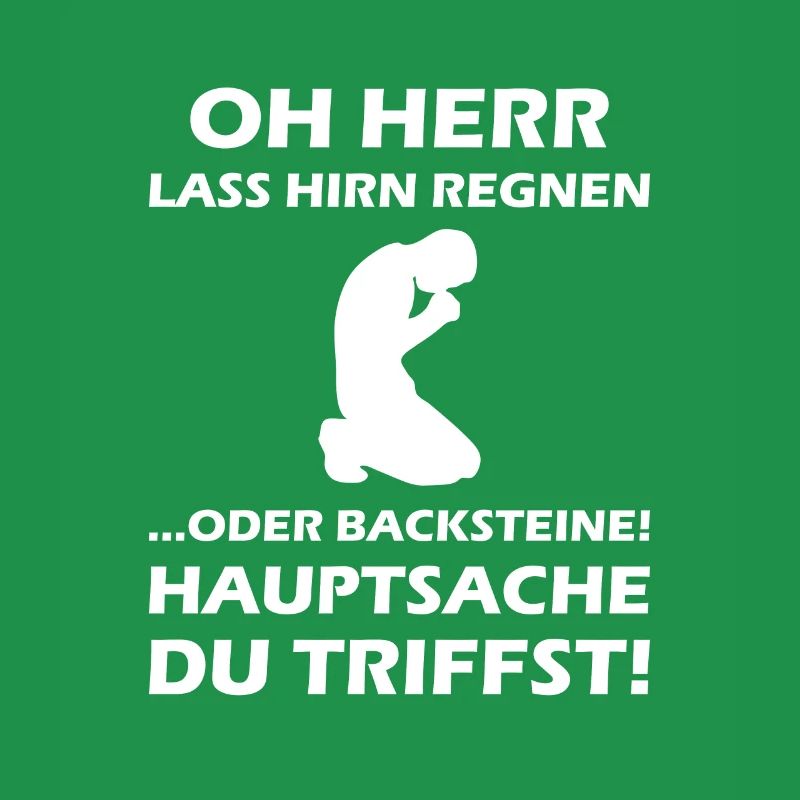 Oh Herr, lass Hirn regnen oder Backsteine
