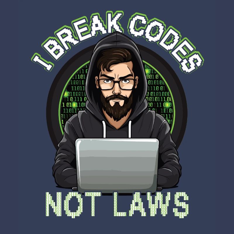 Cybersecurity Art Hacking Liebhaber Computer Nerd