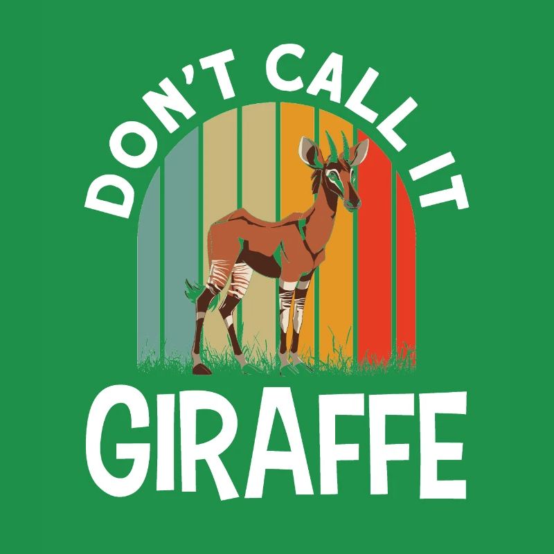Funny zookeeper okapi lover