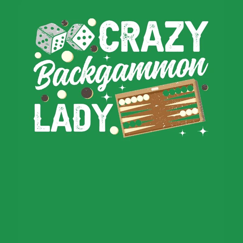 Board Game Funny Backgammon
