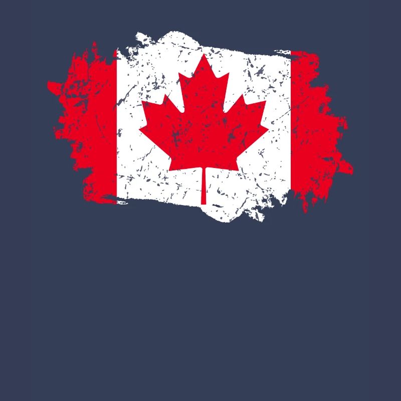 Drapeau du Canada Grunge Drapeau du Canada