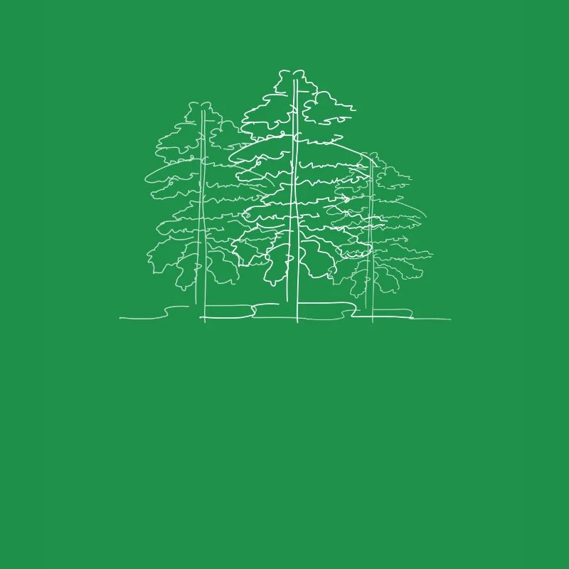 Tree Forest Lineart
