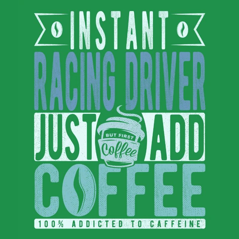 Café de pilote de course