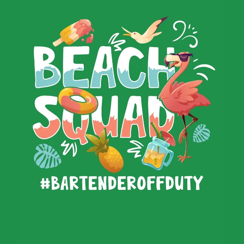 Bartender Vacation Beach Group