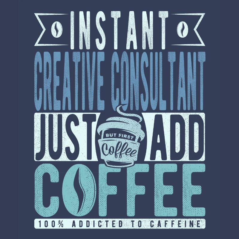 Consultant créatif instantané Il suffit d’ajouter du café