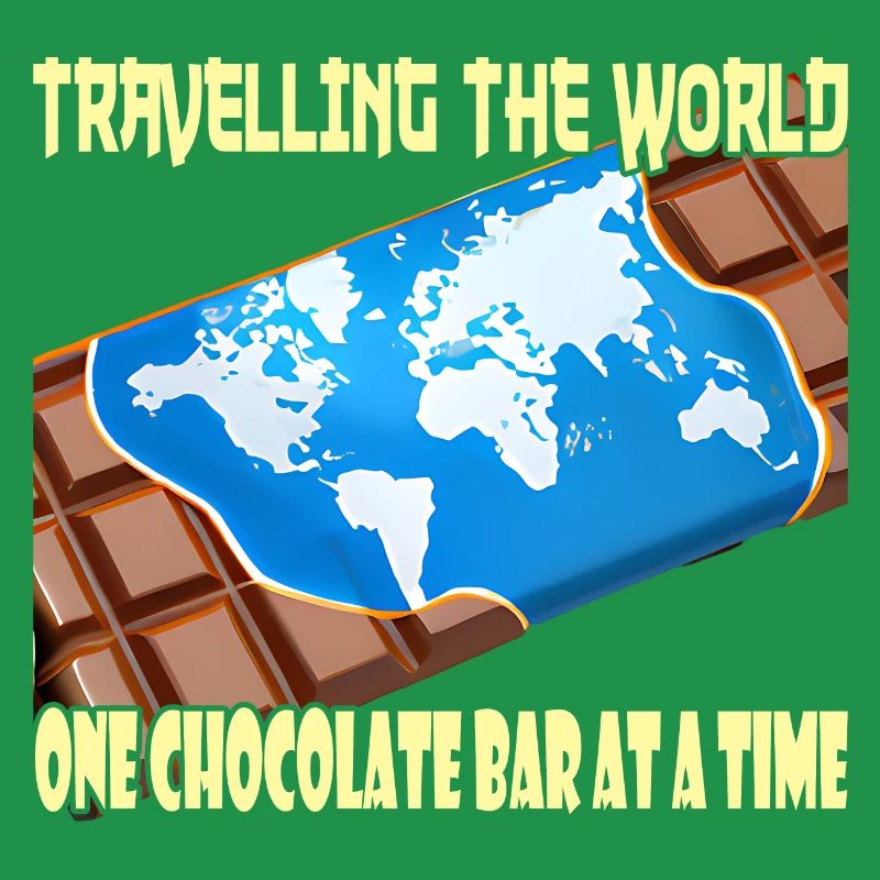Voyager avec une barre de chocolat