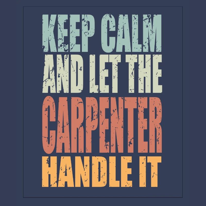 Keep Calm Handwerker Spruch Handwerker Geschenk