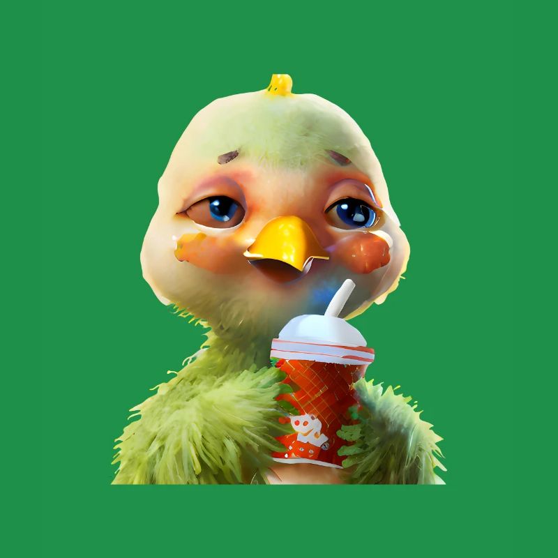 Poulet mignon avec boisson gazeuse